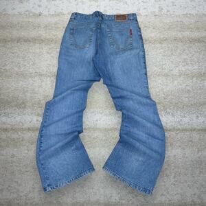Vintage Y2K RuffHewn Jeans 32x32 Flare Medium Wash